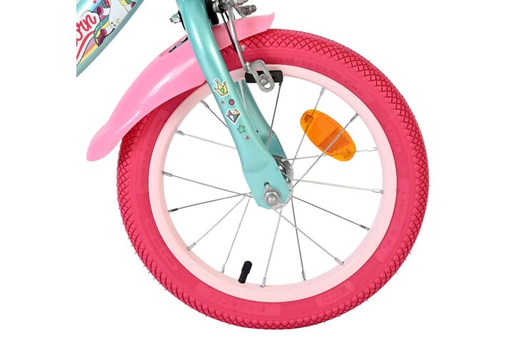 Volare Unicorn Kinderfiets 14 inch V-brakes - afbeelding 12