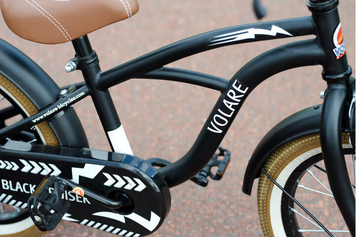Volare Black Cruiser Kinderfiets 18 inch - afbeelding 3