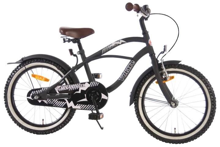 Volare Black Cruiser Kinderfiets 18 inch - afbeelding 2