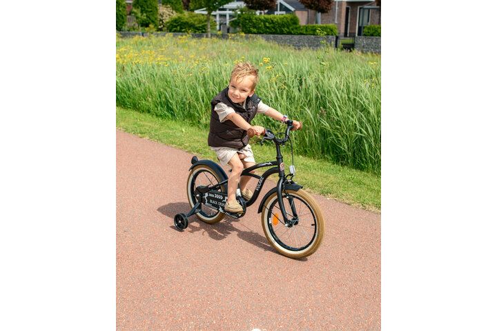Volare Black Cruiser Kinderfiets 16 inch - afbeelding 16
