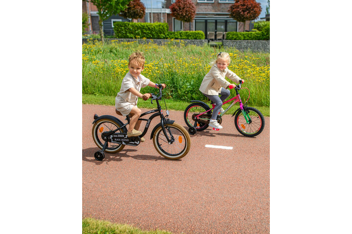 Volare Black Cruiser Kinderfiets 16 inch - afbeelding 8
