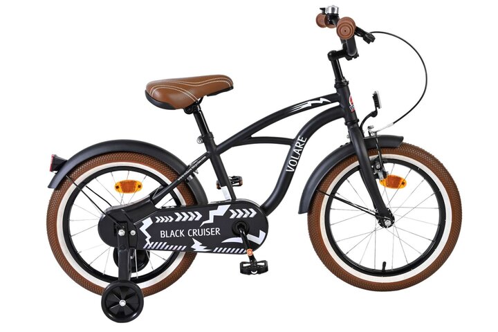 Volare Black Cruiser Kinderfiets 16 inch - afbeelding 1