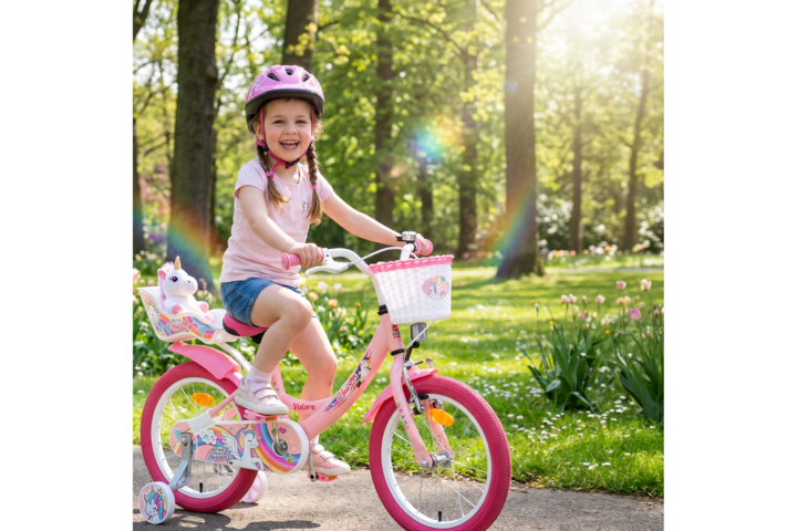 Volare Unicorn Kinderfiets 14 inch V-brakes - afbeelding 5