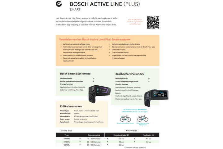Cortina E-Common Integrated Elektrische Transportfiets 28 inch 50cm Bosch Active Line Plus DB7 - afbeelding 14