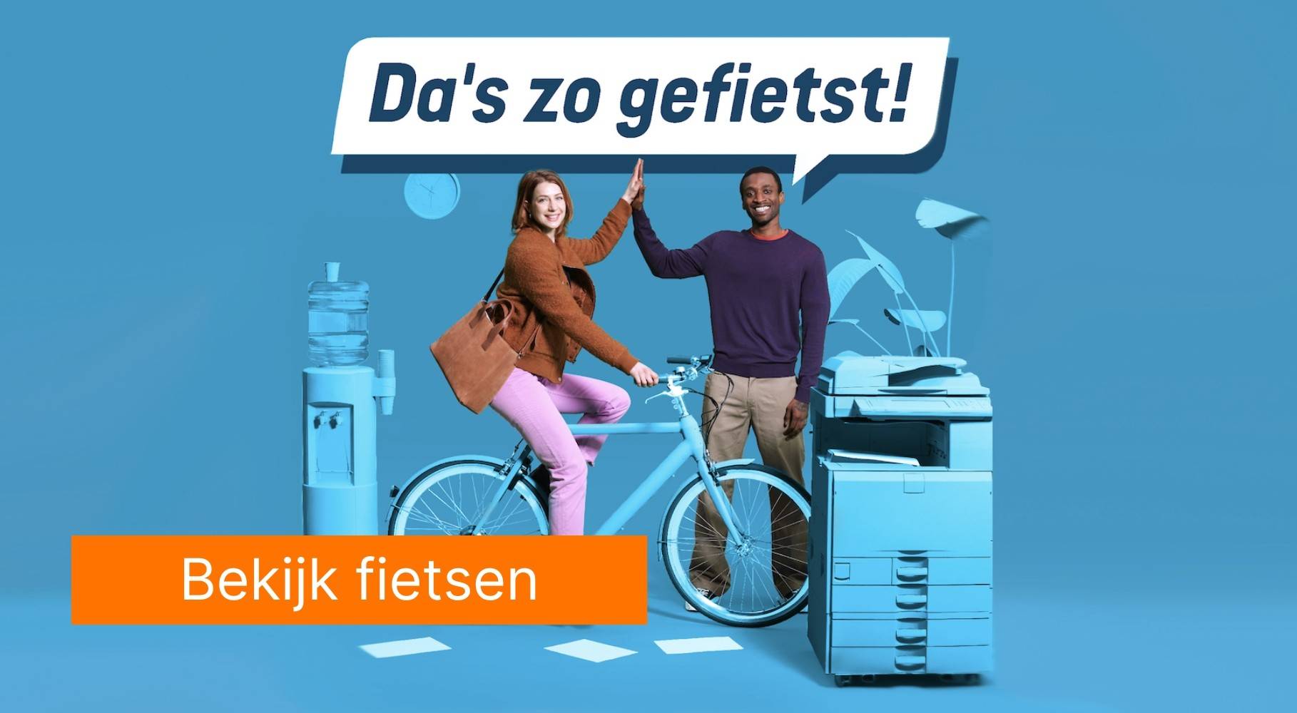 Kort ritje? Da's zo gefietst!