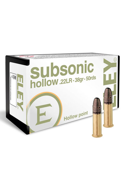 Eley Subsonic Hollow Point .22 LR (50st/Box)
