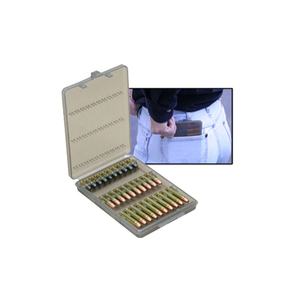 MTM Case Gard AmmoWallet 30 Round 22 Long Rifle 17 HRM Mach 2 ClrSmoke Barrel and Boar