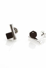 Rebels & Icons Post earrings cylinder & cube