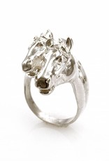 Rebels & Icons Ring 2 horses - silver