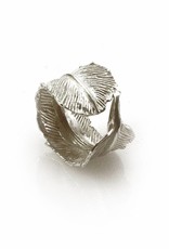 Rebels & Icons Ring feather - silver