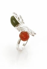 Rebels & Icons Ring dragonfly - silver