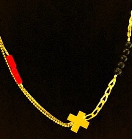 Rebels & Icons Short necklace cross