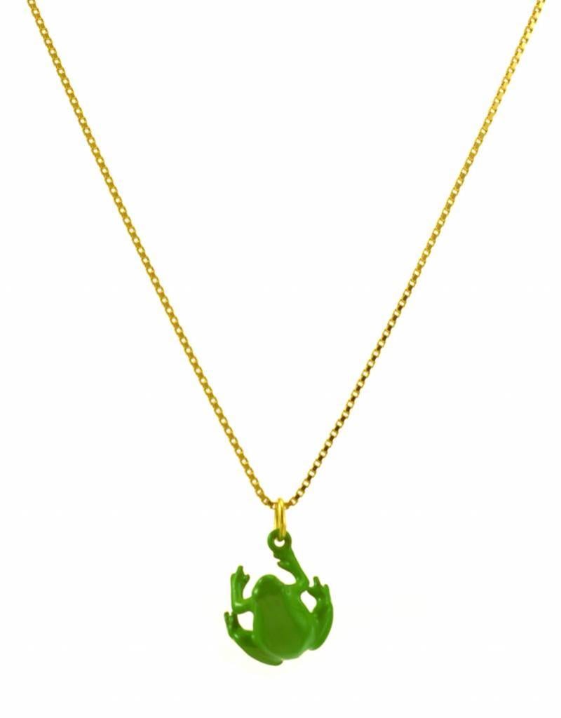 Rebels & Icons Necklace frog - green