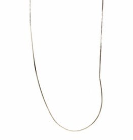 Rebels & Icons Long necklace box chain & bar