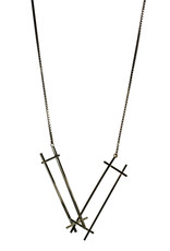 Rebels & Icons Necklace rectangles