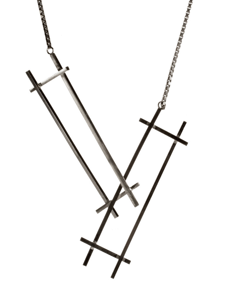 Rebels & Icons Necklace rectangles