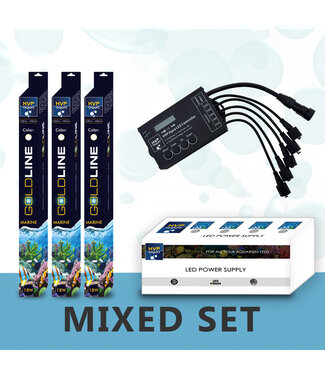 HVP aqua 100CM aquarium  Mixed reef LED set