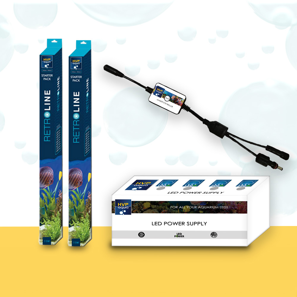 HVP aqua 80CM Aquarium LED set BASIC - HVP aqua