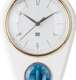 Pt (Present Time) Wandklok "Retro" met timer (black)