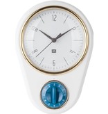 Pt (Present Time) Wandklok "Retro" met timer (black)