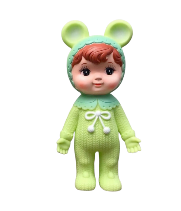 Kodama Toy - Japan Woodland Doll / Charmy Chan (Matcha green with ears)