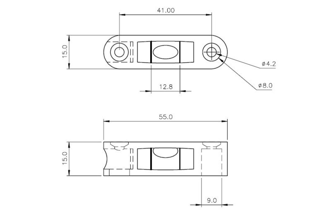 Libel voor rioollaser target 55x15x15