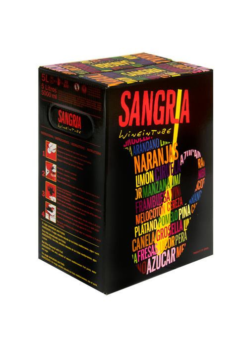 Wine in Tube Sangria Bag In Box wit (5L) Sac 13%