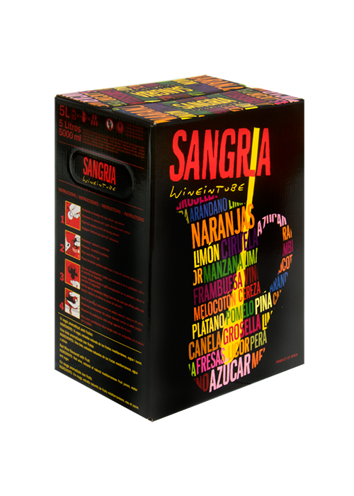 Wine in Tube Sangria Bag In Box rood (5L) Sac 11%