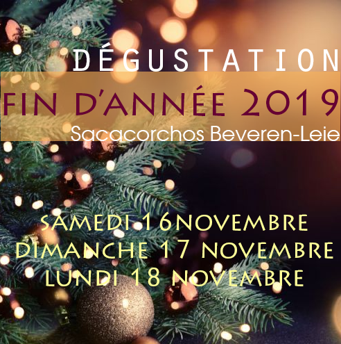 Dégustation de fin d'année à Beveren-Leie - 2019