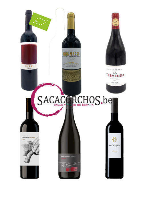 Divers Ontdekkingspakket . Serie "Rode zomerwijnen"