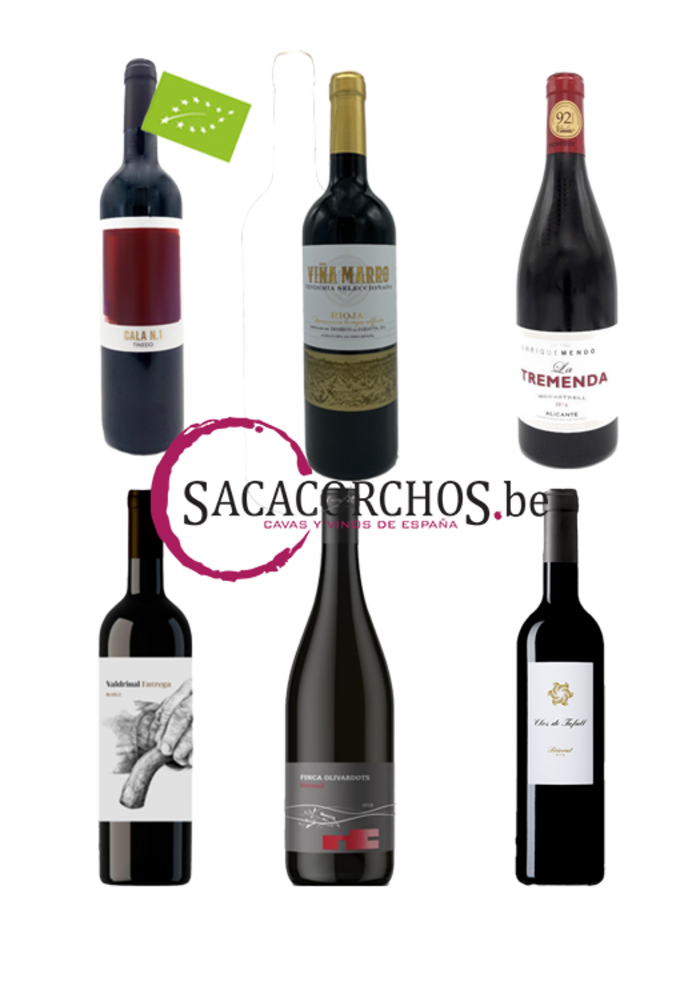 Colis découverte . Série "Vins d'été rouges"