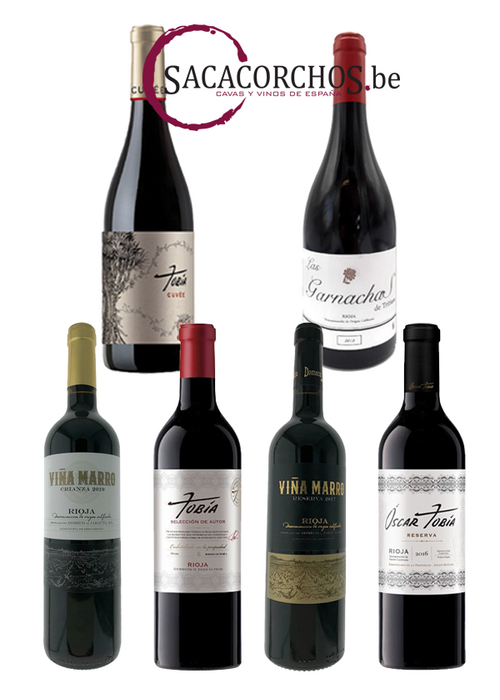 Divers Ontdekkingspakket . Serie "Rode Wijnen uit Rioja"