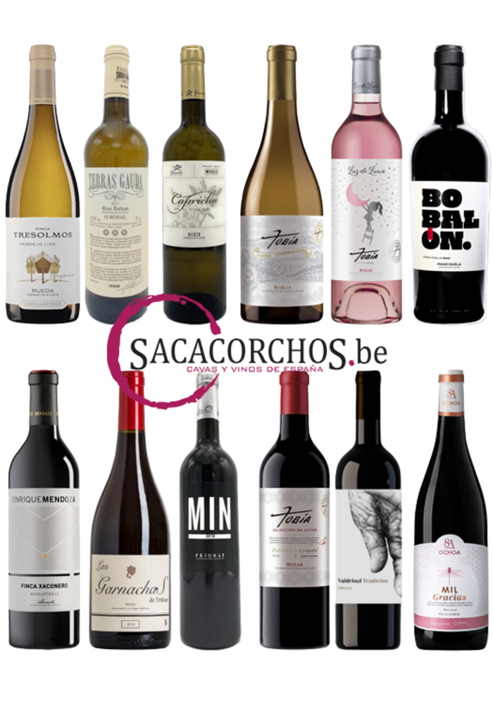 Sacacorchos ontdekkingspakket - 12 flessen