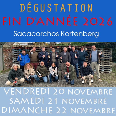Dégustation fin d'année à Kortenberg - 2026