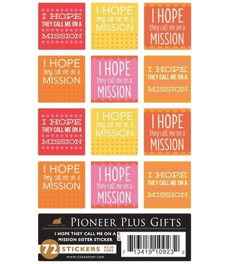 I hope they call me on a mission stickers