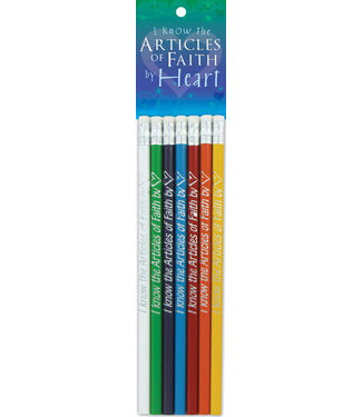 I Know the Articles of Faith By Heart! Pencil set of