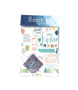 Baptism Gift Wrap Set