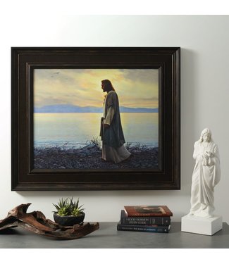 Walk with me (33x28" framed print by Greg Olsen)