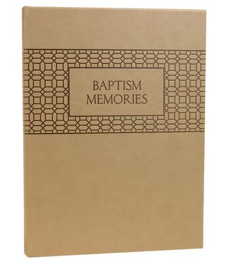 Baptism Memories Journal and Book