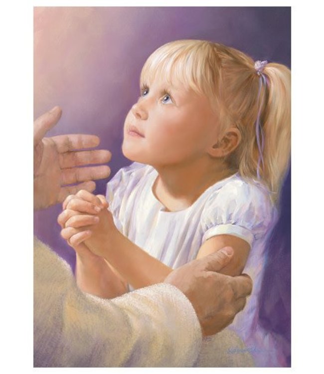 A Child's Prayer, Jay Bryant Ward, 11"x 14" Framed Print