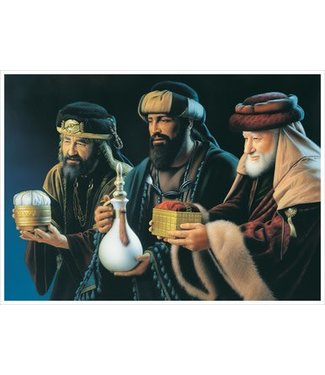 We Three Kings, by Simon Dewey.  5"x 7" Print