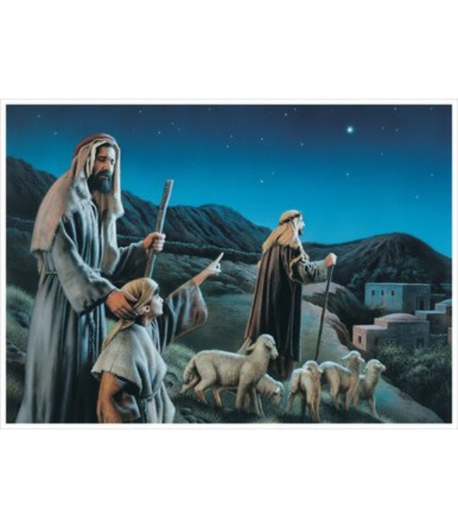 Come Ye To Bethlehem, by Simon Dewey. 5"x 7" Print