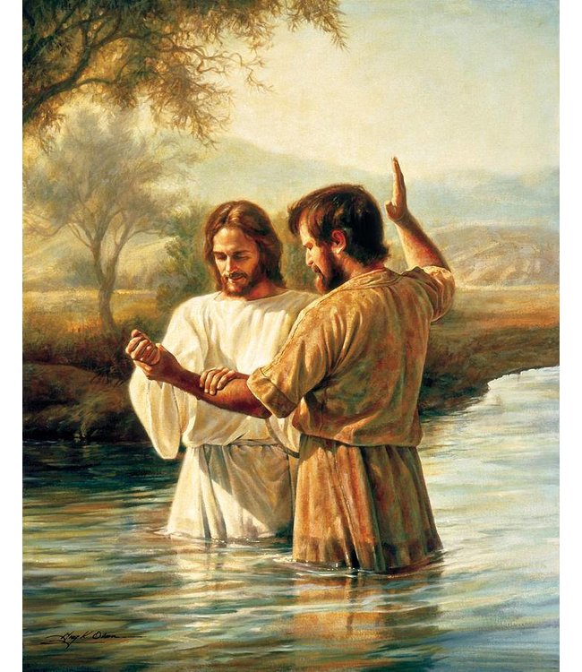 The Baptism, by Greg Olsen. 5"x 7" Print