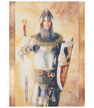 Armour Of God, by Judy Cooley. 5"x 7" Print