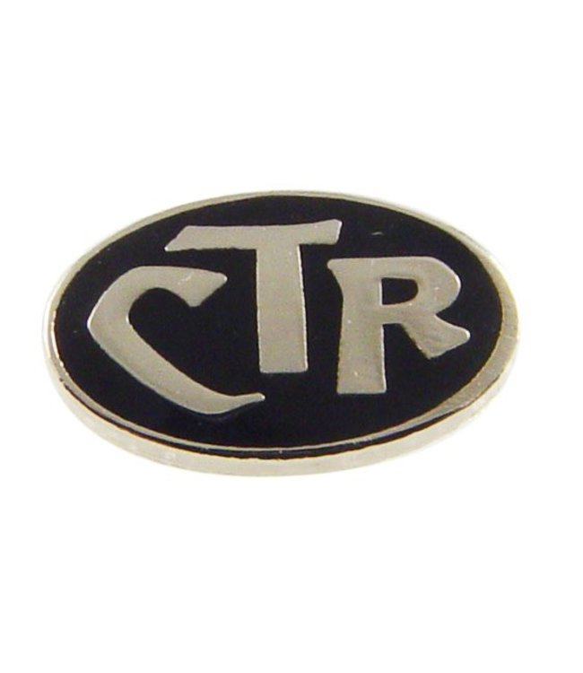 CTR Tie Pin Silver Finish Black Background