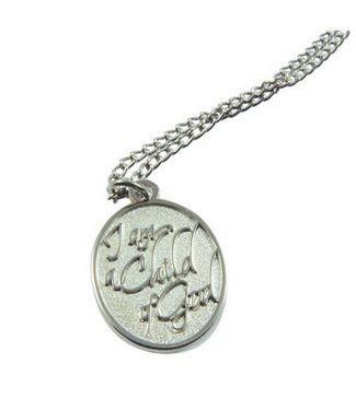 I Am A Child Of God Silver Finish Necklace