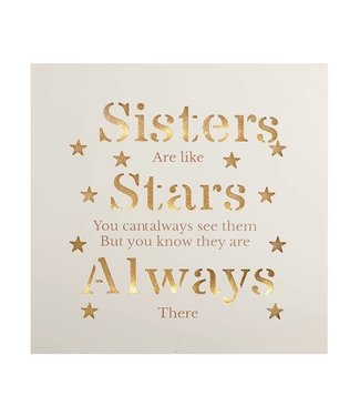 Light Up Plaque - Sister, Star, Always