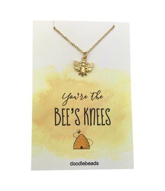You're The Bee's Knees Necklace Gold