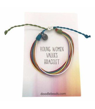 Young Women Values Cord Bracelet