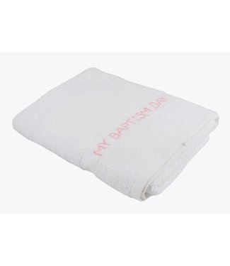 My Baptism Day Towel Pink